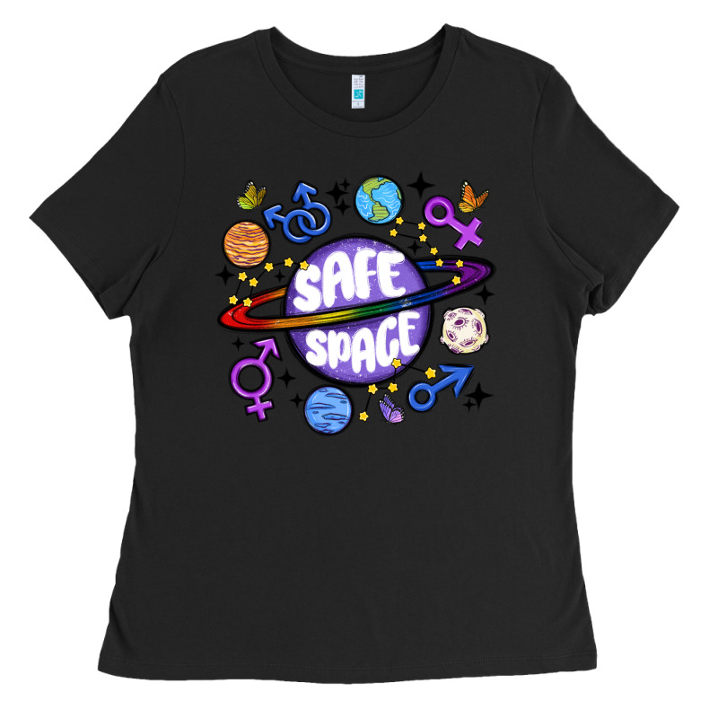Safe Space Ladies Tee by MaliasSmallBusiness | Teevron