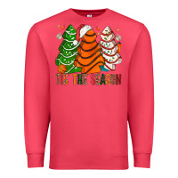 Cardinal Tis' The Season Basketball Christmas Cakes Premium Sweatshirt - BundleAndBundleShop