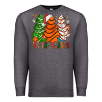 Charcoal Heather Tis' The Season Basketball Christmas Cakes Premium Sweatshirt - BundleAndBundleShop