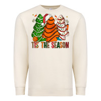 Sandshell Tis' The Season Basketball Christmas Cakes Premium Sweatshirt - BundleAndBundleShop