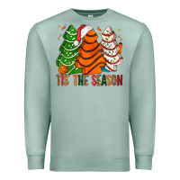 Seafoam Tis' The Season Basketball Christmas Cakes Premium Sweatshirt - BundleAndBundleShop