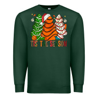 Sports Green Tis' The Season Basketball Christmas Cakes Premium Sweatshirt - BundleAndBundleShop