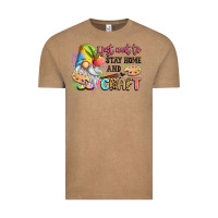 Vintage Coffee i just want to stay home and craft Vintage Tee - LillyAllenDesigns