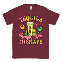 Burgundy tequila cheaper than therapy Classic Tee - LillyAllenDesigns