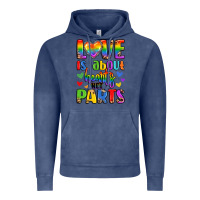 Vintage Denim love is about hearts not parts Vintage Hoodie - LillyAllenDesigns