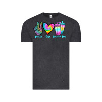 Vintage Black peace love loaded tea Vintage Tee - JahusDesignShop