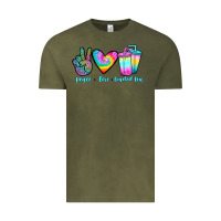 Vintage Olive peace love loaded tea Vintage Tee - JahusDesignShop