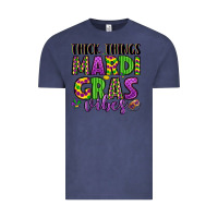 Vintage Denim thick things mardi gras vibes Vintage Tee - LillyAllenDesigns