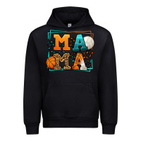Black Basketball and Volleyball mama Mother's Day Urban Hoodie - LillyAllenDesigns