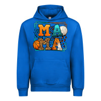Cobalt Basketball and Volleyball mama Mother's Day Urban Hoodie - LillyAllenDesigns