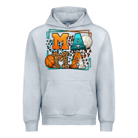 Heather Grey Basketball and Volleyball mama Mother's Day Urban Hoodie - LillyAllenDesigns