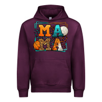 Mauve Wine Basketball and Volleyball mama Mother's Day Urban Hoodie - LillyAllenDesigns