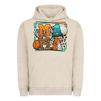 Pigment French Oak Basketball and Volleyball mama Mother's Day Urban Hoodie - LillyAllenDesigns