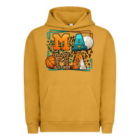 Pigment Peanut Butter Basketball and Volleyball mama Mother's Day Urban Hoodie - LillyAllenDesigns