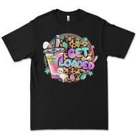 Black get loaded rabbit and easter Premium Tee - MaliasSmallBusiness
