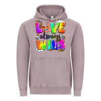 Vintage Zinc love always wins Vintage Hoodie - LillyAllenDesigns