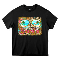 Black beach'in sunglasses Heavy Core Tee - Jasminsmagicworld