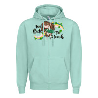 Seafoam St. Patrick' Too cute to pinch Zipper Hoodie - CowGirlArtShop