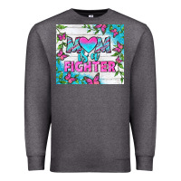 Charcoal Heather Mom Is A Fighter Tumbler Premium Sweatshirt - BundleAndBundleShop
