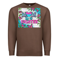 Chestnut Mom Is A Fighter Tumbler Premium Sweatshirt - BundleAndBundleShop