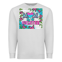 Dove Grey Mom Is A Fighter Tumbler Premium Sweatshirt - BundleAndBundleShop
