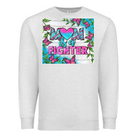 Oatmeal Heather Mom Is A Fighter Tumbler Premium Sweatshirt - BundleAndBundleShop