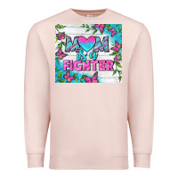 Pale Pink Mom Is A Fighter Tumbler Premium Sweatshirt - BundleAndBundleShop