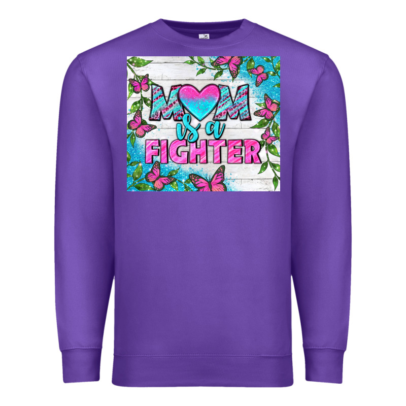 Mom Is A Fighter Tumbler Premium Sweatshirt by BundleAndBundleShop | Teevron