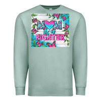 Seafoam Mom Is A Fighter Tumbler Premium Sweatshirt - BundleAndBundleShop