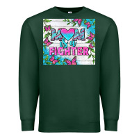 Sports Green Mom Is A Fighter Tumbler Premium Sweatshirt - BundleAndBundleShop