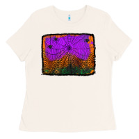 Bone halloween spider web background Ladies Tee - Jasminsmagicworld