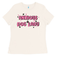 Bone anxious dog lady Ladies Tee - MaliasSmallBusiness
