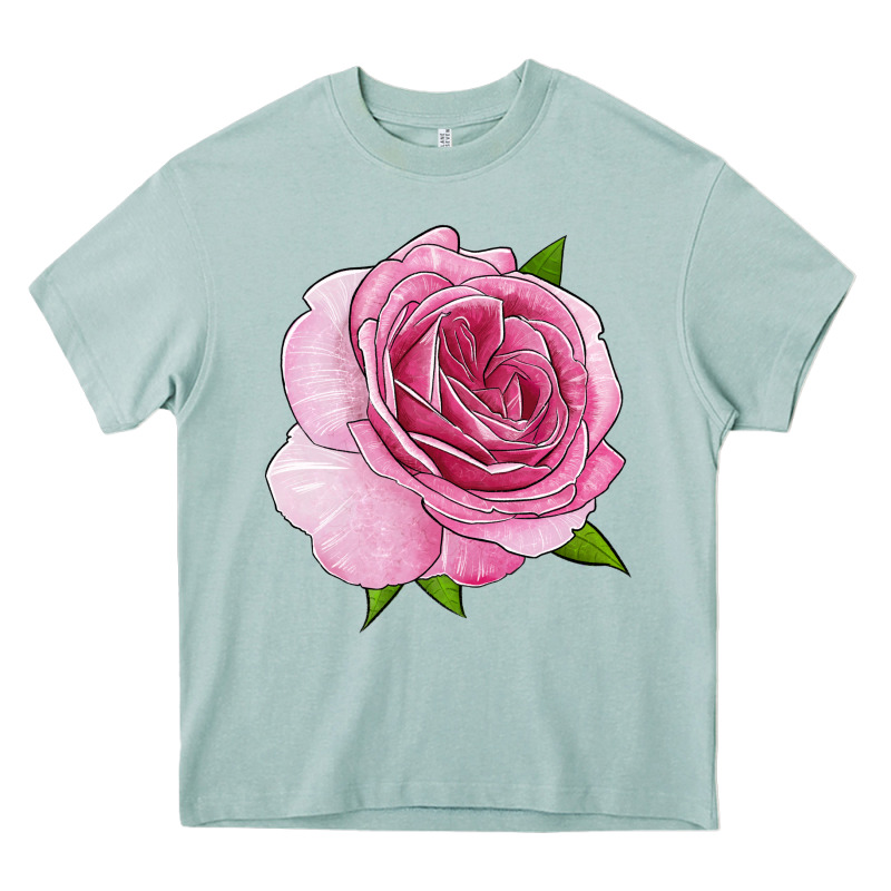 All Dressed Up Rose Heavy Core Tee by LillyAllenDesigns | Teevron