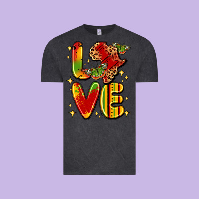Love Juneteenth Vintage Tee Designed By Lillyallendesigns
