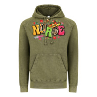 Vintage Olive mexican spanish nurse Vintage Hoodie - LillyAllenDesigns
