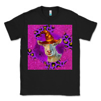 Black Halloween Saanen Goat Classic Tee - LillyAllenDesigns