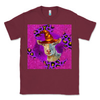 Burgundy Halloween Saanen Goat Classic Tee - LillyAllenDesigns