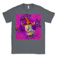 Charcoal Heather Halloween Saanen Goat Classic Tee - LillyAllenDesigns