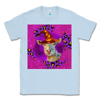 Dusty Blue Halloween Saanen Goat Classic Tee - LillyAllenDesigns