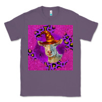 Lavender Halloween Saanen Goat Classic Tee - LillyAllenDesigns