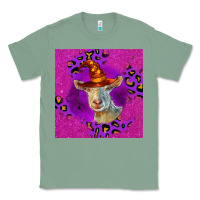 Sage Halloween Saanen Goat Classic Tee - LillyAllenDesigns