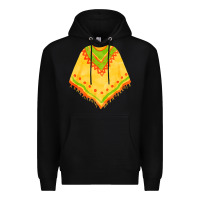 Black mexican poncho fa element Premium Hoodie - FaDigitalArtStudio