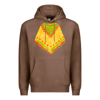 Chestnut mexican poncho fa element Premium Hoodie - FaDigitalArtStudio