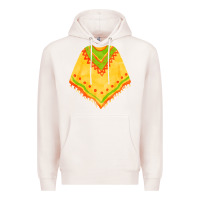 Pale Pink mexican poncho fa element Premium Hoodie - FaDigitalArtStudio