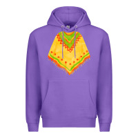 Purple mexican poncho fa element Premium Hoodie - FaDigitalArtStudio