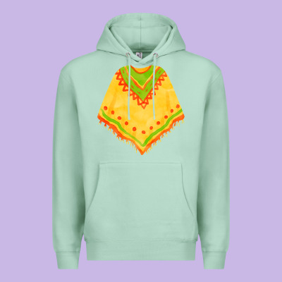 Mexican Poncho Fa Element Premium Hoodie Designed By Fadigitalartstudio