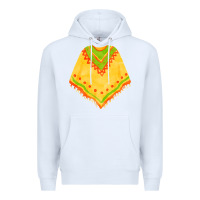 White mexican poncho fa element Premium Hoodie - FaDigitalArtStudio