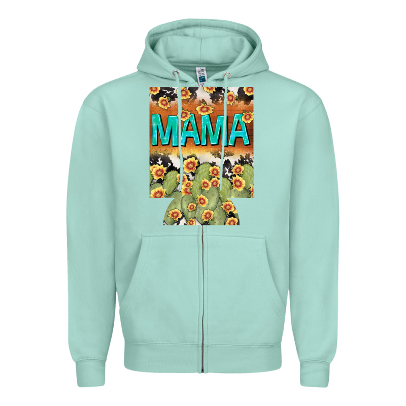 Western Mama Can Cooler Mother's Day Zipper Hoodie by HowdyJamesFarm | Teevron