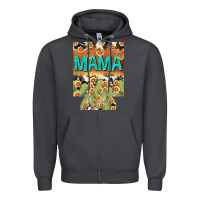 Smoke Western Mama can cooler Mother's Day Zipper Hoodie - HowdyJamesFarm