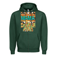 Sports Green Western Mama can cooler Mother's Day Zipper Hoodie - HowdyJamesFarm
